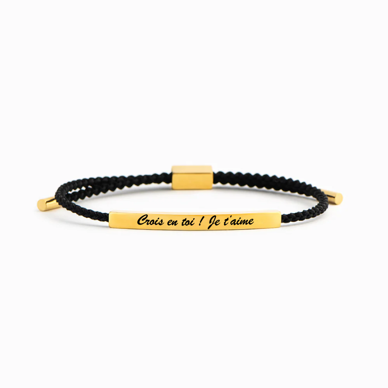 Bracelet Motivation - Crois en toi ! Je t’aime