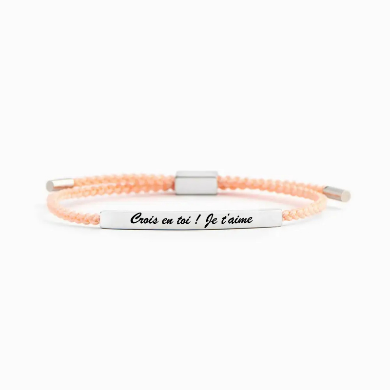 Bracelet Motivation - Crois en toi ! Je t’aime