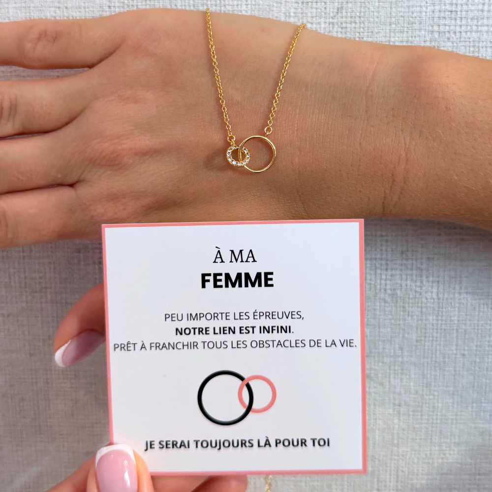 À Ma Femme - Collier Lien Infini